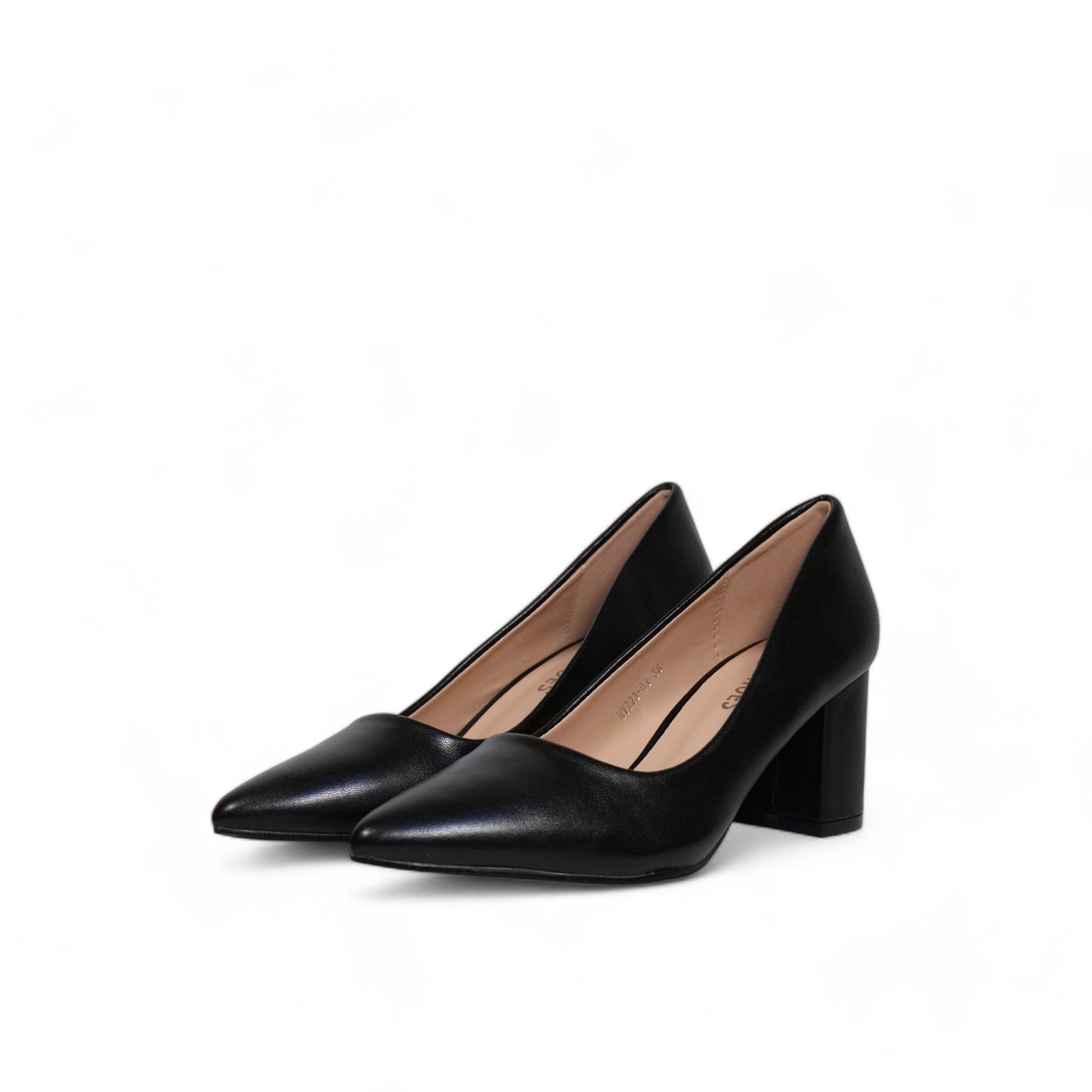 Zapatos de salón con tacón ancho