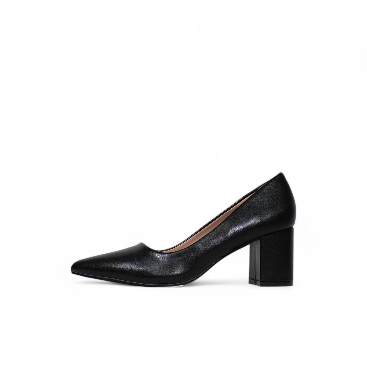 Zapatos de salón con tacón ancho