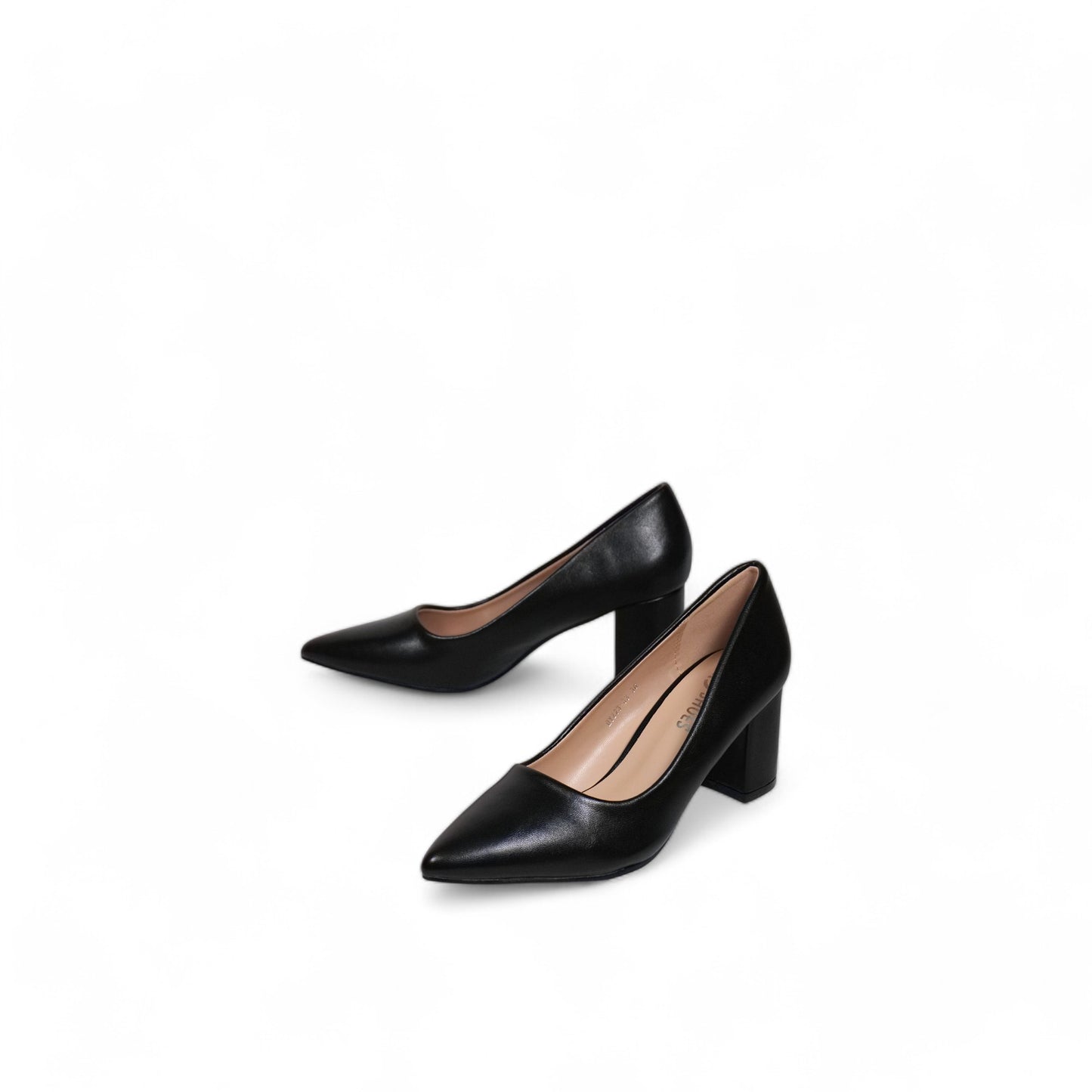 Zapatos de salón con tacón ancho