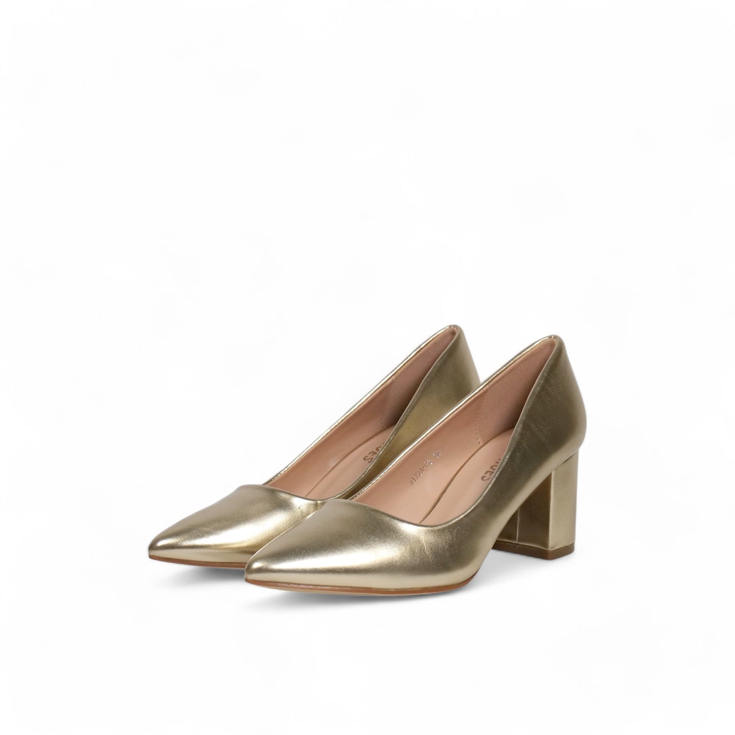 Zapatos de salón con tacón ancho