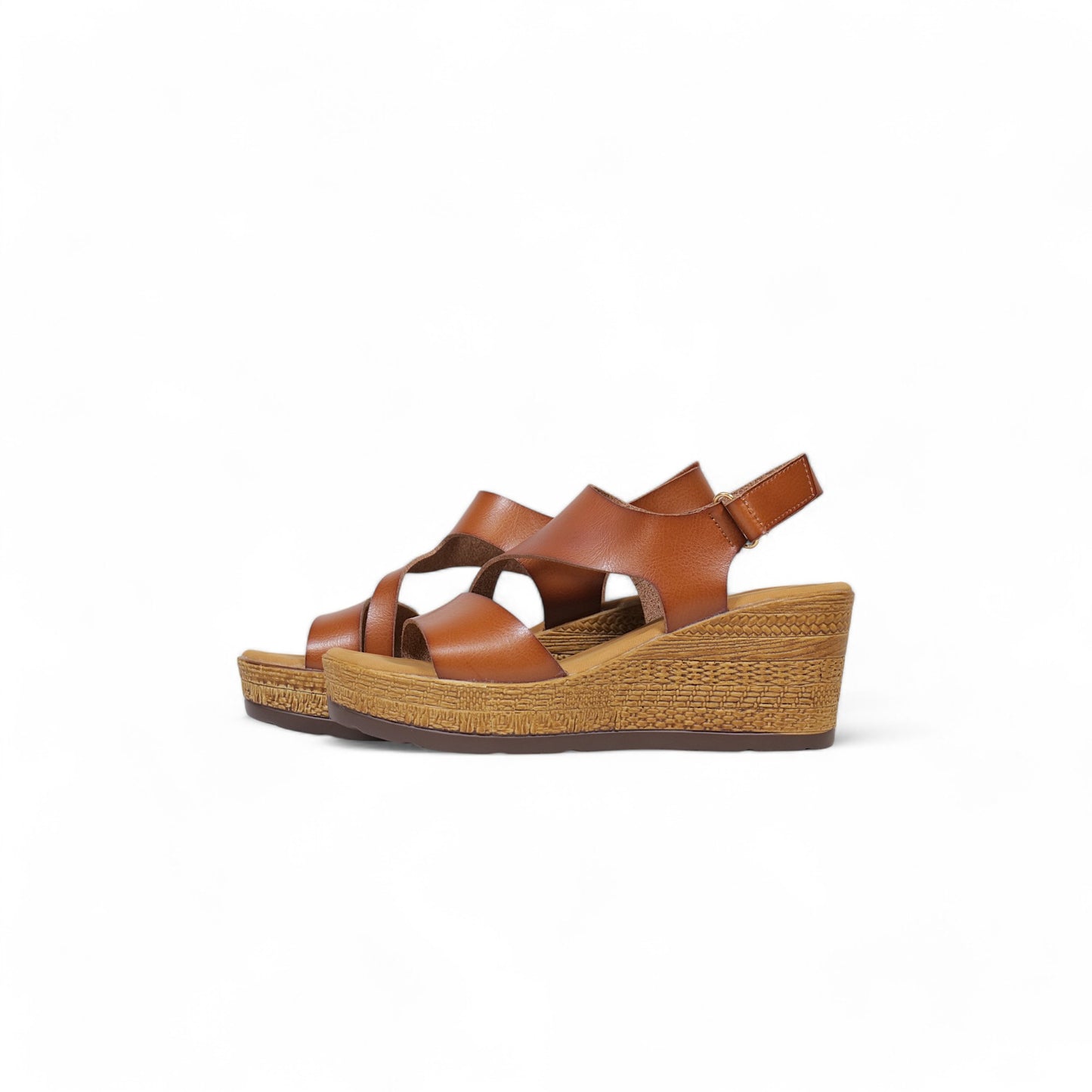 Sandalias de tira ancha cubierta