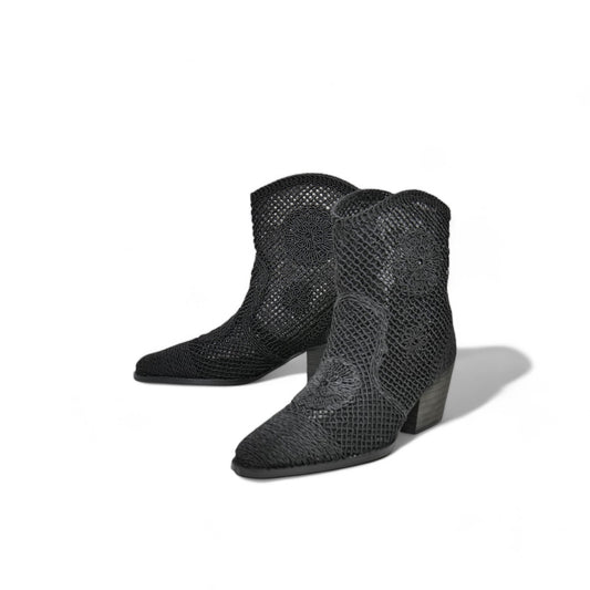 Botas cowboy de textil calado